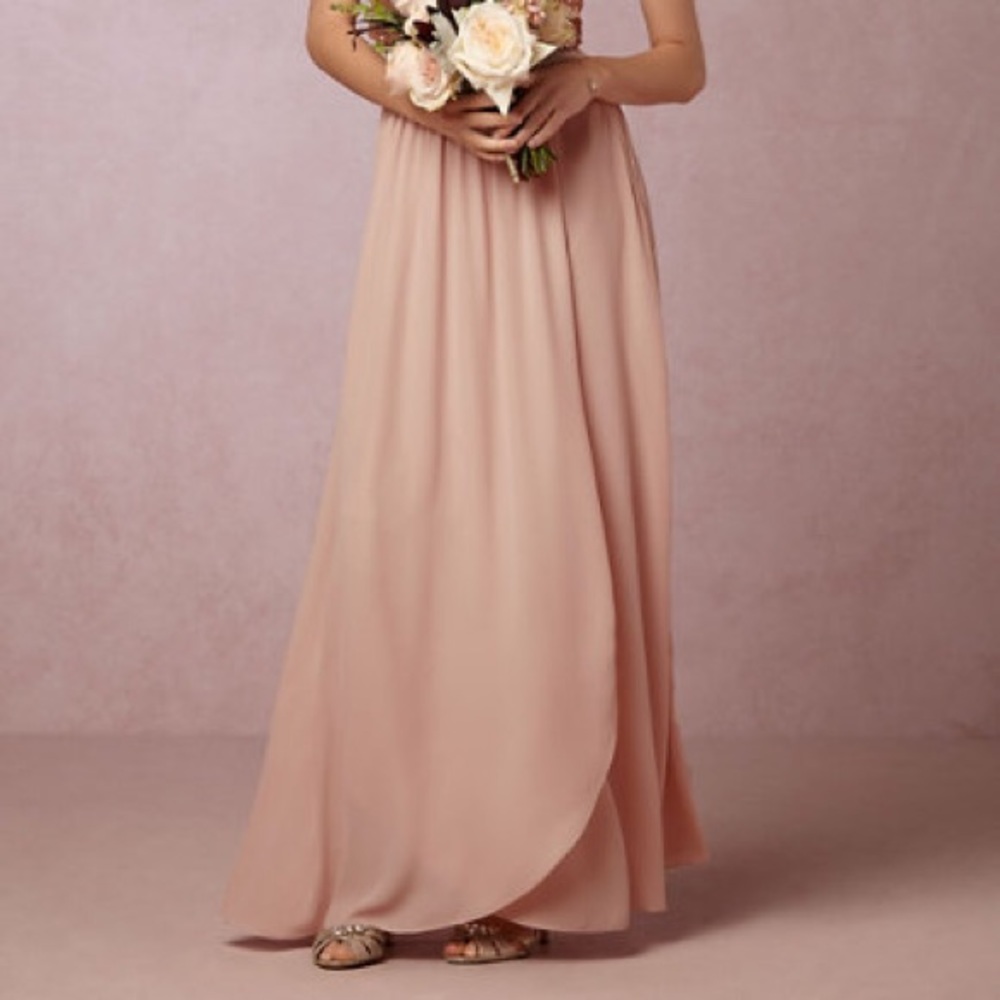 Anthropologie BHLDN Pink Hitherto Maxi Skirt (4) - Picture 2 of 7